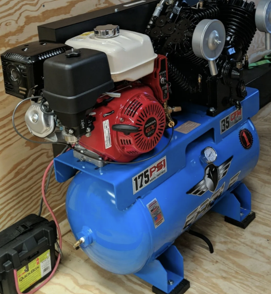 custom spray foam rig