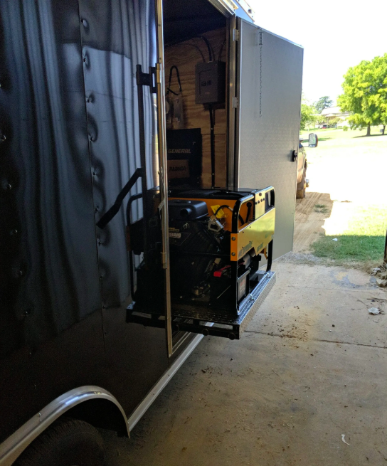 custom spray foam rig